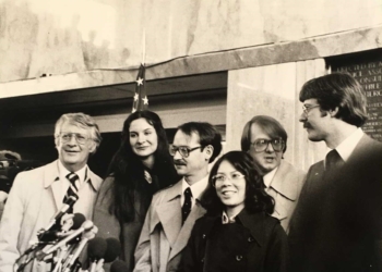 The six American diplomats who were rescued via Operation Argo - A CIA Ruse to Get them Out of Iran During the Iranian Revolution - Mania Africa