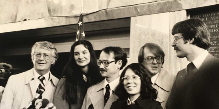The six American diplomats who were rescued via Operation Argo - A CIA Ruse to Get them Out of Iran During the Iranian Revolution - Mania Africa
