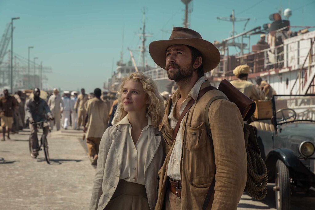 Unpacking the Genius: Why Taylor Sheridan's 1923 & Land Man Are Unmissable 3 | Mania Africa | maniainc.com Brandon Sklenar and Julia Schlaepfer playing Spencer Dutton and Alexandra in Sheridan's 1923 TV series - Mania Movies