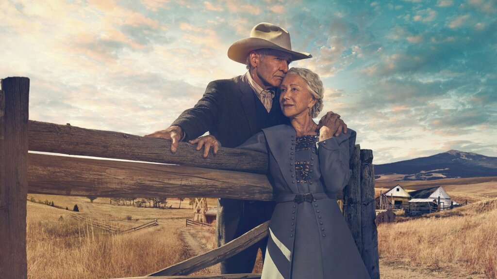Unpacking the Genius: Why Taylor Sheridan's 1923 & Land Man Are Unmissable 2 | Mania Africa | maniainc.com Harrison Ford and Helen Mirren play Jacob and Cara Dutton in 1923 - TV Series Reviews by Mania Movies