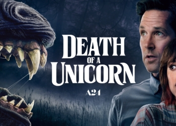 Death of a Unicorn Movie Review - A Satirical Stab at Fantasy Horror - Mania Movies