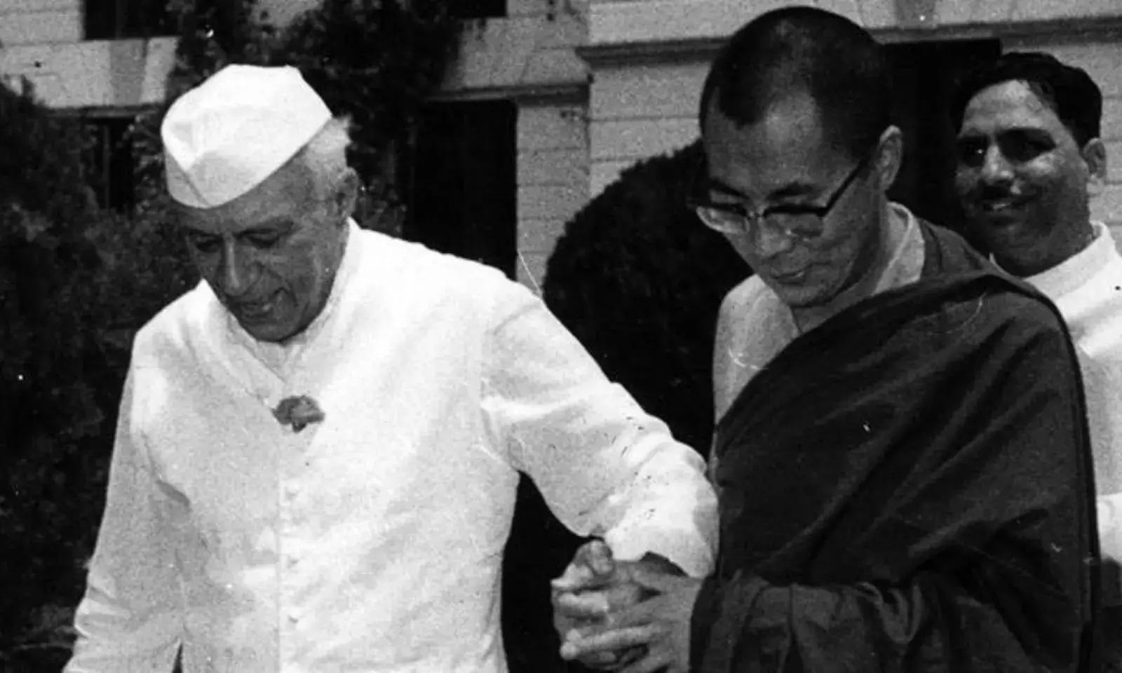 India's first Prime Minister, Jawaharlal Nehru welcoming the Dalai Lama | Tibet's Struggle for Independence Against China | Feature Story | Mania Africa