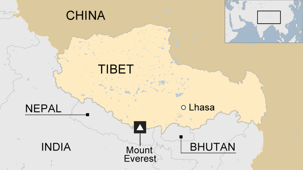Tibet on the map - The Power Struggle Over Tibet - China's Control, Global Indifference, and the Battle for Asia's Water Resources - Mania News - Featured Stories on Mania Africa