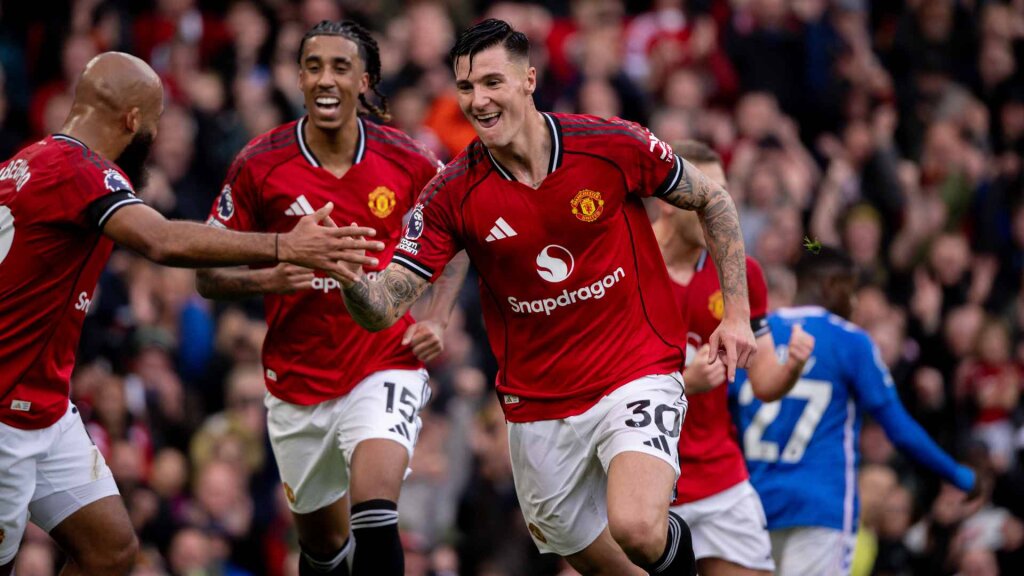 Man United 2:0 Sunderland: Is the Manchester United of Old Back? 5 | Mania Africa | maniainc.com Benjamin Sesko celebrating his goal against Sunderland in EPL 25-26 GW 7 - Manchester United Premier League News - Mania Football