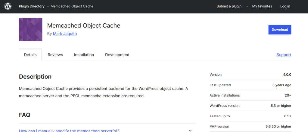 Easy and Quick WordPress Optimizations with One-Click and One-Plugin Solutions 8 | Mania Africa | maniainc.com The Memcached Object Cache Plugin - Object Caching to Boost Backend Interactivity (Faster Admin & Dynamic Content) - Mania Guides