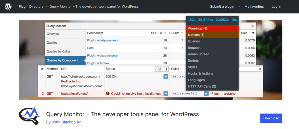 Easy and Quick WordPress Optimizations with One-Click and One-Plugin Solutions 18 | Mania Africa | maniainc.com The Query Monitor Plugin - Performance Monitoring & Testing for Continuous Improvement - Mania Africa