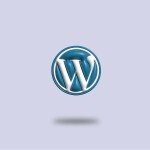 a blue and white wordpress logo - Easy and Quick WordPress Optimizations with One-Click and One-Plugin Solutions - Mania Developers