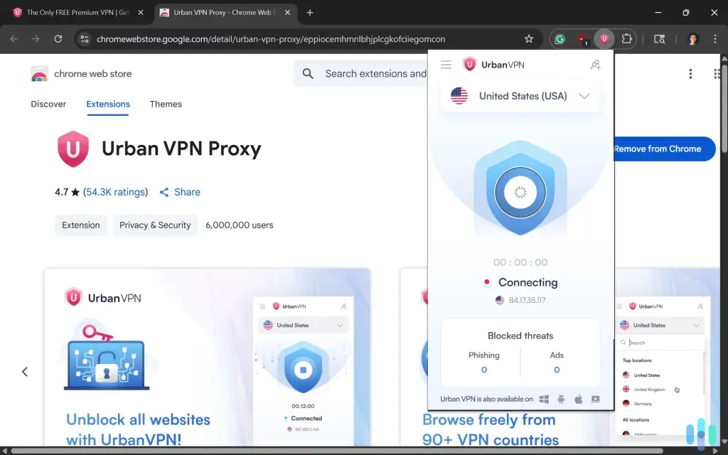 Preventing AI Chat Data Theft: Enhancing Security Against Malicious Chrome Extensions & How to Protect Your Privacy 11 | Mania Africa | maniainc.com Urban VPN Proxy has been mentioned as one of the Chrome Extensions Stealing AI Chat Data illegally