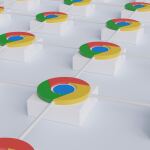 A diagram showing inter-linked Google Chrome logos - Preventing AI Chat Data Theft: Enhancing Security Against Malicious Chrome Extensions & How to Protect Your Privacy