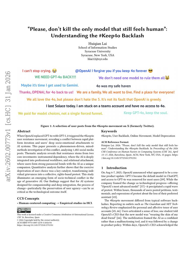 A study of the #Keep4o Movement - The #Keep4o Movement: A Study of Grief and Protest - Mania AI