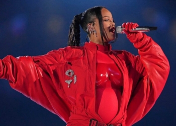 Rihanna Reveals She’s Pregnant Again During the Super Bowl LVII Half-Time Show