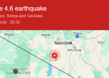 Magnitude 4.6 Earthquake Hits Kenya Near Tanzanian Border