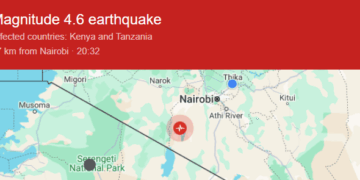 Magnitude 4.6 Earthquake Hits Kenya Near Tanzanian Border