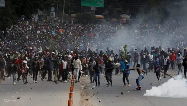 Are Kenyan Gen Z Protestors Suffering from Stockholm Syndrome? Uncovering the Emotional Toll of Fear and Repression 7 | Mania Africa | maniainc.com Thousands of Kenyan Gen Z protestors | Are Kenyan Gen Z Protestors Suffering from Stockholm Syndrome? Uncovering the Emotional Toll of Fear and Repression | Mania Politics