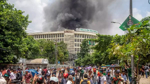 Political Earthquake Rocks Bangladesh: The Aftermath of PM Sheikh Hasina's Shocking Resignation and Exile 2 | Mania Africa | maniainc.com Bangladeshi protests hit fever pitch in the last few days, growing ever more violent | Political Earthquake Rocks Bangladesh: The Aftermath of PM Sheikh Hasina's Shocking Resignation and Exile | Mania Politics
