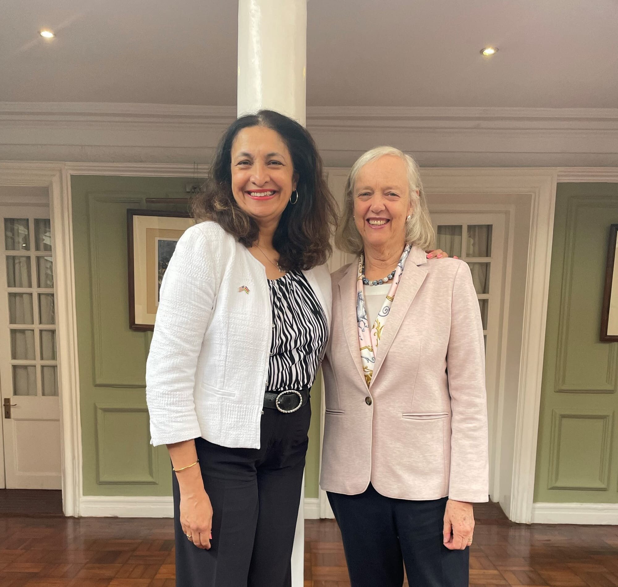 Exclusive: U.S. Ambassador Meg Whitman Talks Gen Z Protests and Kenya's Role in Haiti 4 | Mania Africa | maniainc.com Ambassador Whitman with the US Under Secretary for Civilian Security, Democracy, and Human Rights, Uzra Zeya | Mania News