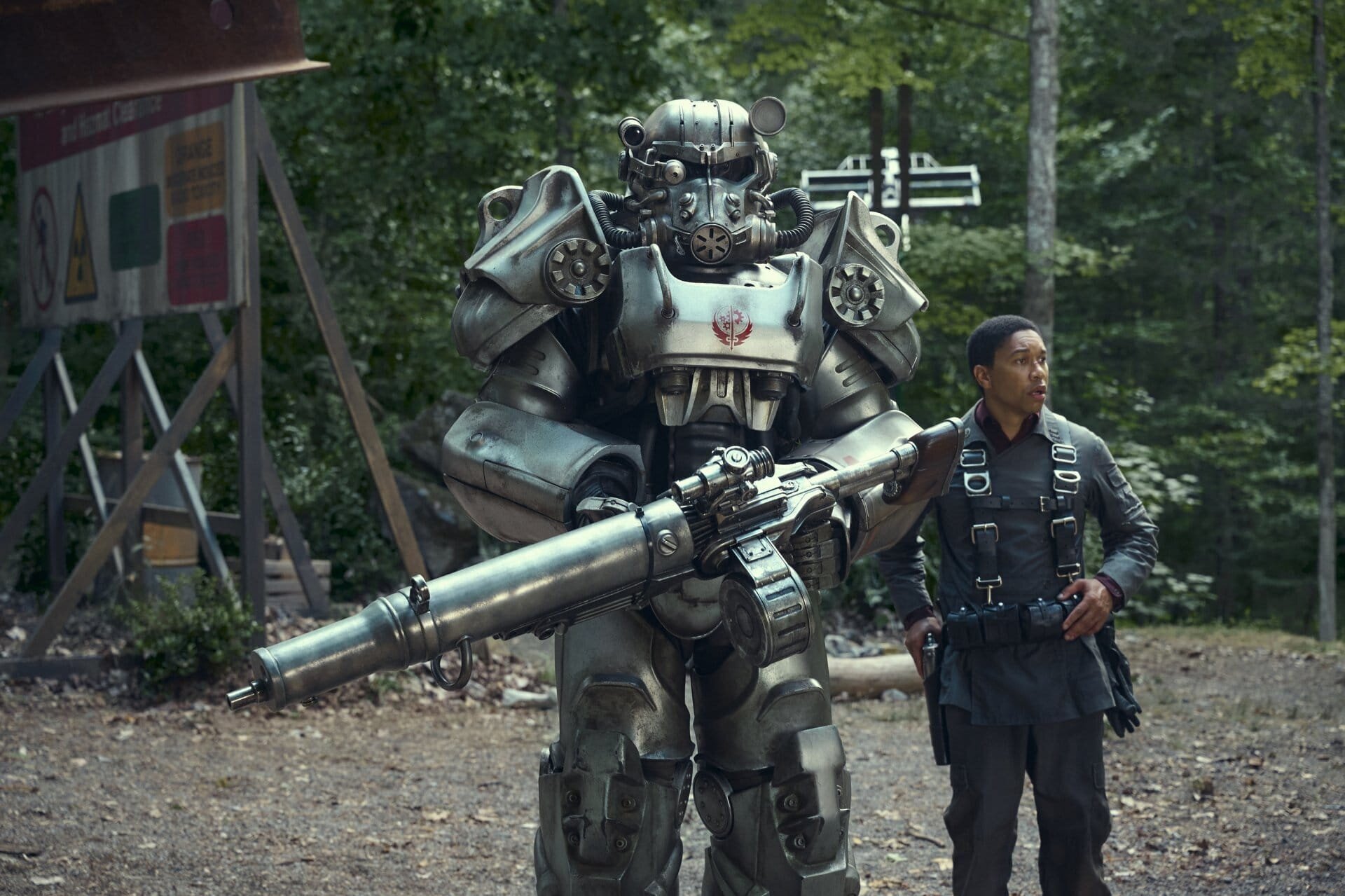 Fallout TV Series Review: A Gritty, Heart-Pounding Journey as Survival Meets the Twisted Morality of Westworld 8 | Mania Africa | maniainc.com Maximum and Knight Titus in the Wasteland | Fallout Tv Series Review: A Gritty, Heart-Pounding Journey as Survival Meets the Twisted Morality of Westworld | Mania Movies by Mania Africa - mania.africa