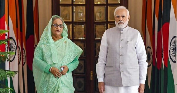 Political Earthquake Rocks Bangladesh: The Aftermath of PM Sheikh Hasina's Shocking Resignation and Exile 12 | Mania Africa | maniainc.com Narendra Modi with Sheikh Hasina | The International Response to The Political Earthquake from PM Hasina's Resignation and Exile | Mania Africa