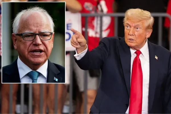 Kamala Harris Shakes Things Up with VP Pick: Inside the Exciting Announcement 20 | Mania Africa | maniainc.com In response to the news that Tim Walz will be Kamala Harris's running mate, Trump called him a