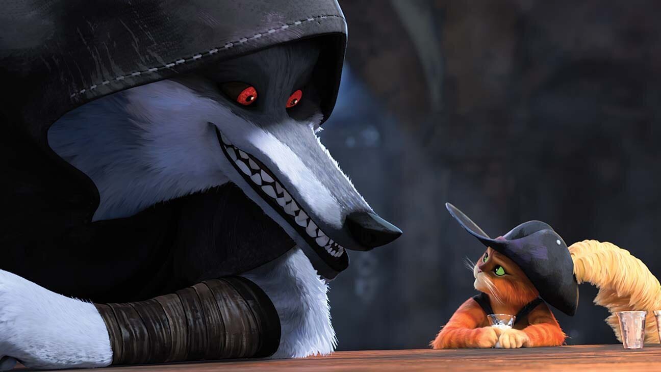 Puss in Boots: The Last Wish Movie Review 2 | Mania Africa | maniainc.com Puss in Boots's encounter with The Wolf
