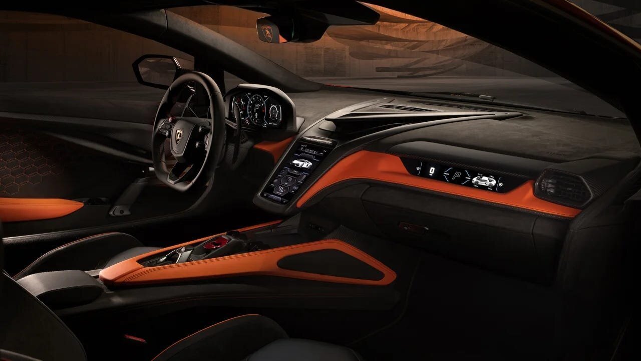 Lamborghini Revuelto: A Futuristic Hybrid Supercar for Eco-Conscious Drivers 3 | Mania Africa | maniainc.com The interior of the Revuelto is more like the cockpit of a futuristic supercar