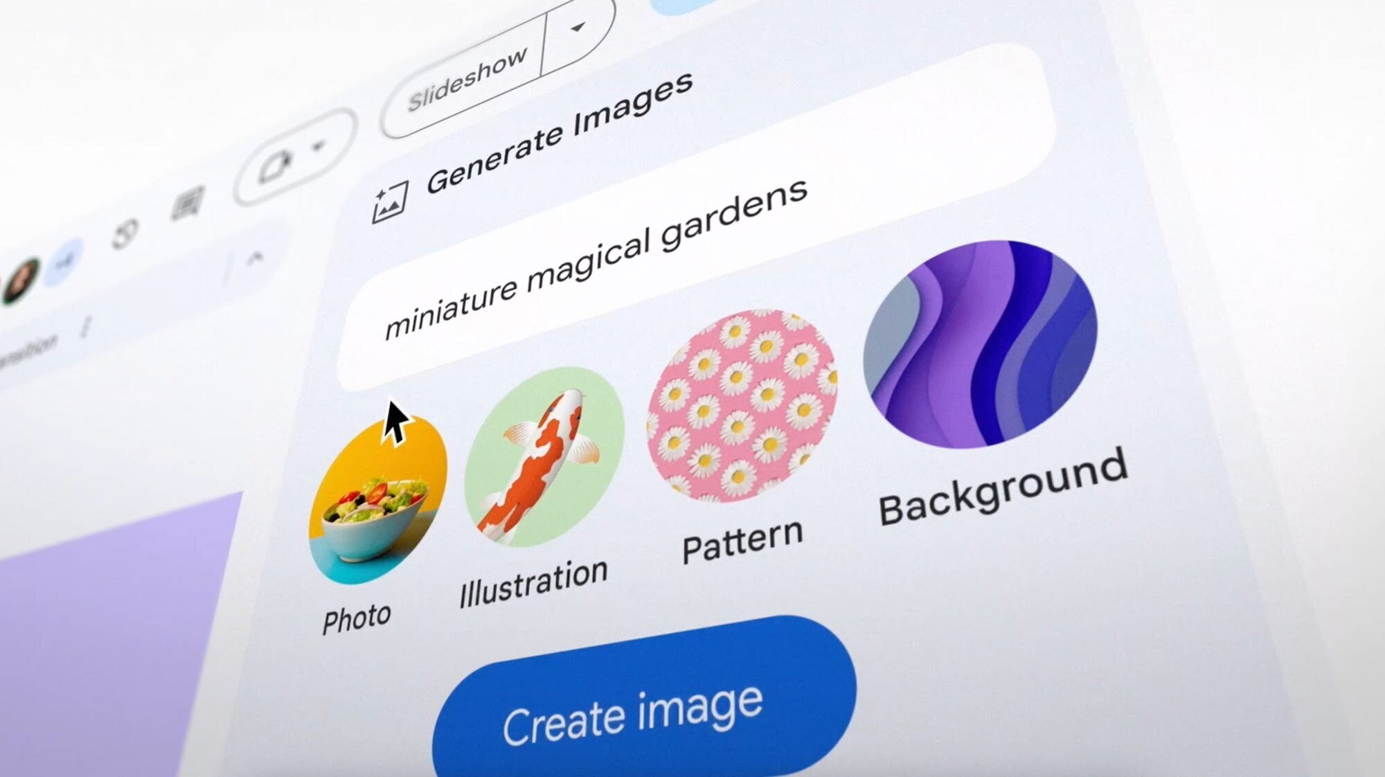 users can use AI to generate images of something they describe