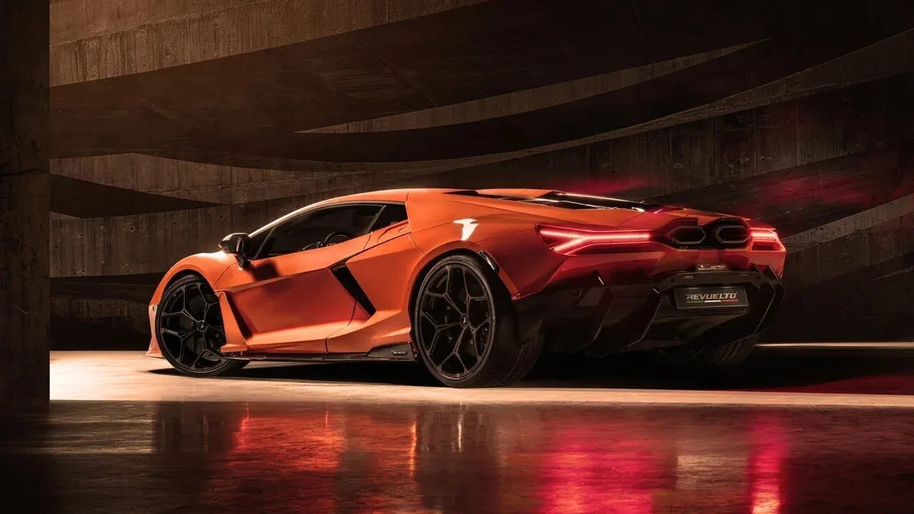 Lamborghini Revuelto: A Futuristic Hybrid Supercar for Eco-Conscious Drivers 2 | Mania Africa | maniainc.com The design of the Lamborghini Revuelto is pristine, with aggressive lines and angles, giving it that Lamborghini DNA
