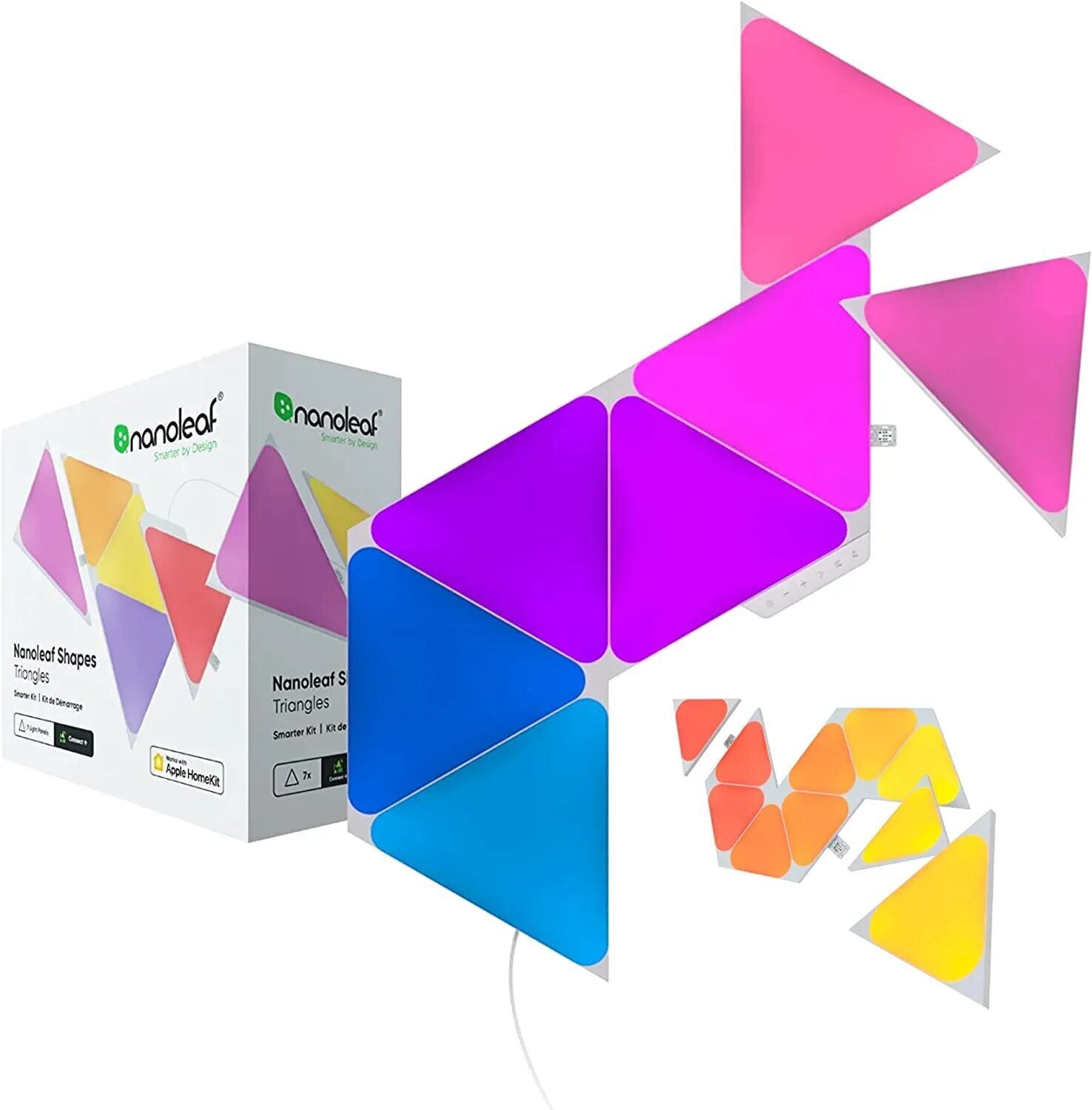 12 Sleek Smart Home Gadgets You'll Want to Buy this Prime Day 10 | Mania Africa | maniainc.com Nanoleaf Smart Light Panels.