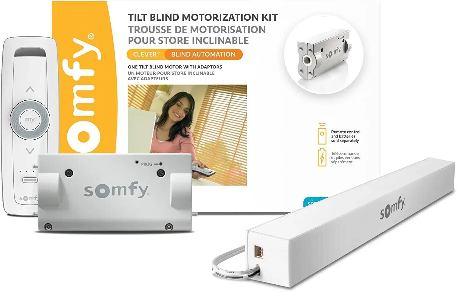 12 Sleek Smart Home Gadgets You'll Want to Buy this Prime Day 12 | Mania Africa | maniainc.com Somfy Clever Tilt Blind Motorization Kit