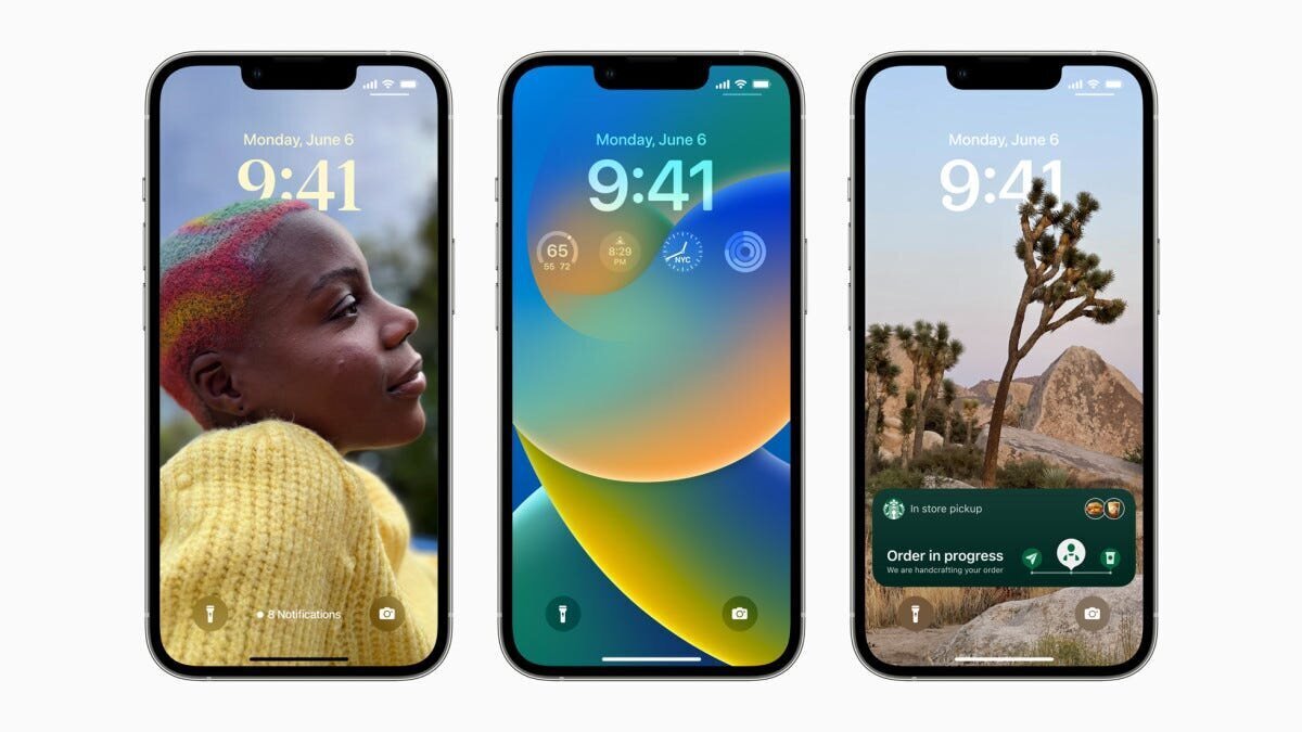 Apple’s WWDC 2022 Highlights: iOS 16, New M2 Chip, New M2 MacBook Air, Multi-Display Apple Carplay, and WatchOS 9 2 | Mania Africa | maniainc.com The customizable iOS 16 Lock Screen