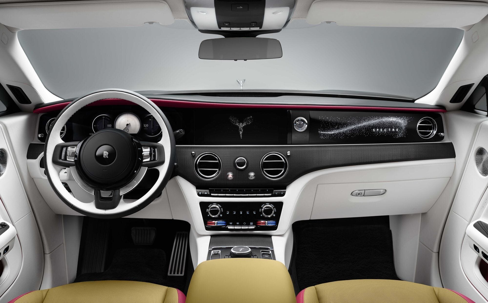 The interior of the Rolls Royce Spectre looks like something you'd see on a luxury yacht