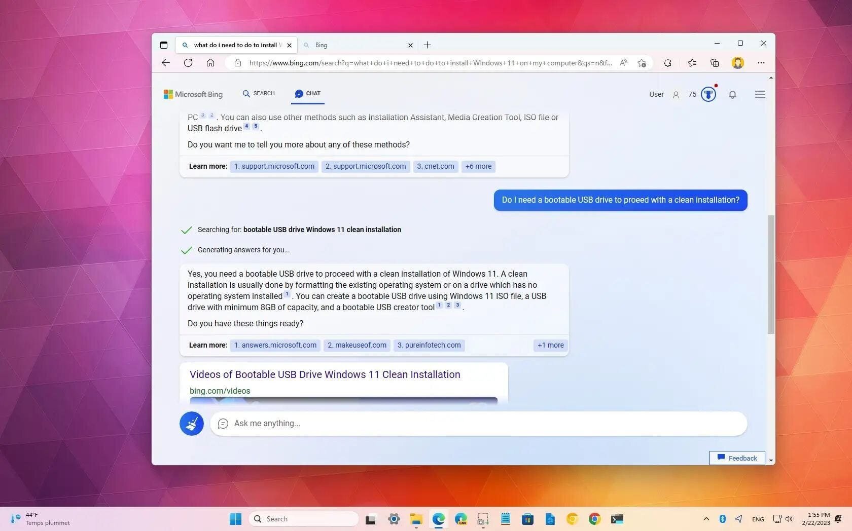 How to Use Bing AI Chatbot: A Comprehensive Guide 4 | Mania Africa | maniainc.com The interface of Bing AI Chatbot