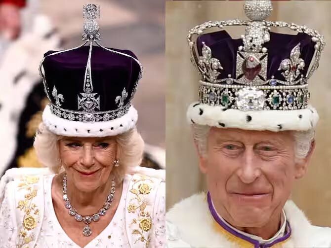 Oh Charles, King Charles,... and Your Uncomfortable Queen 2 | Mania Africa | maniainc.com Camilla and Charles in their crowns