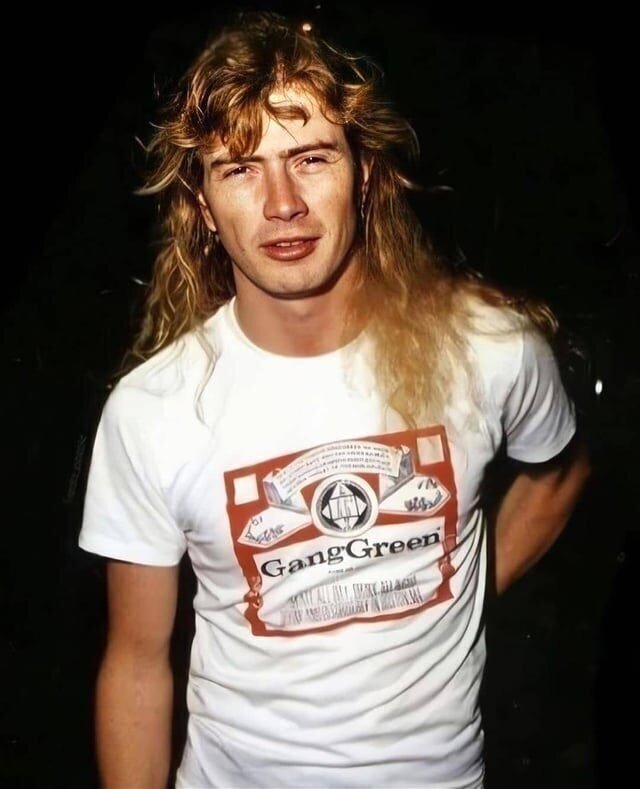 The Subtle Art of Not Giving a F*ck Documentary Review and Teachings 2 | Mania Africa | maniainc.com Dave Mustaine in his heydays wearing a Gang Green shirt