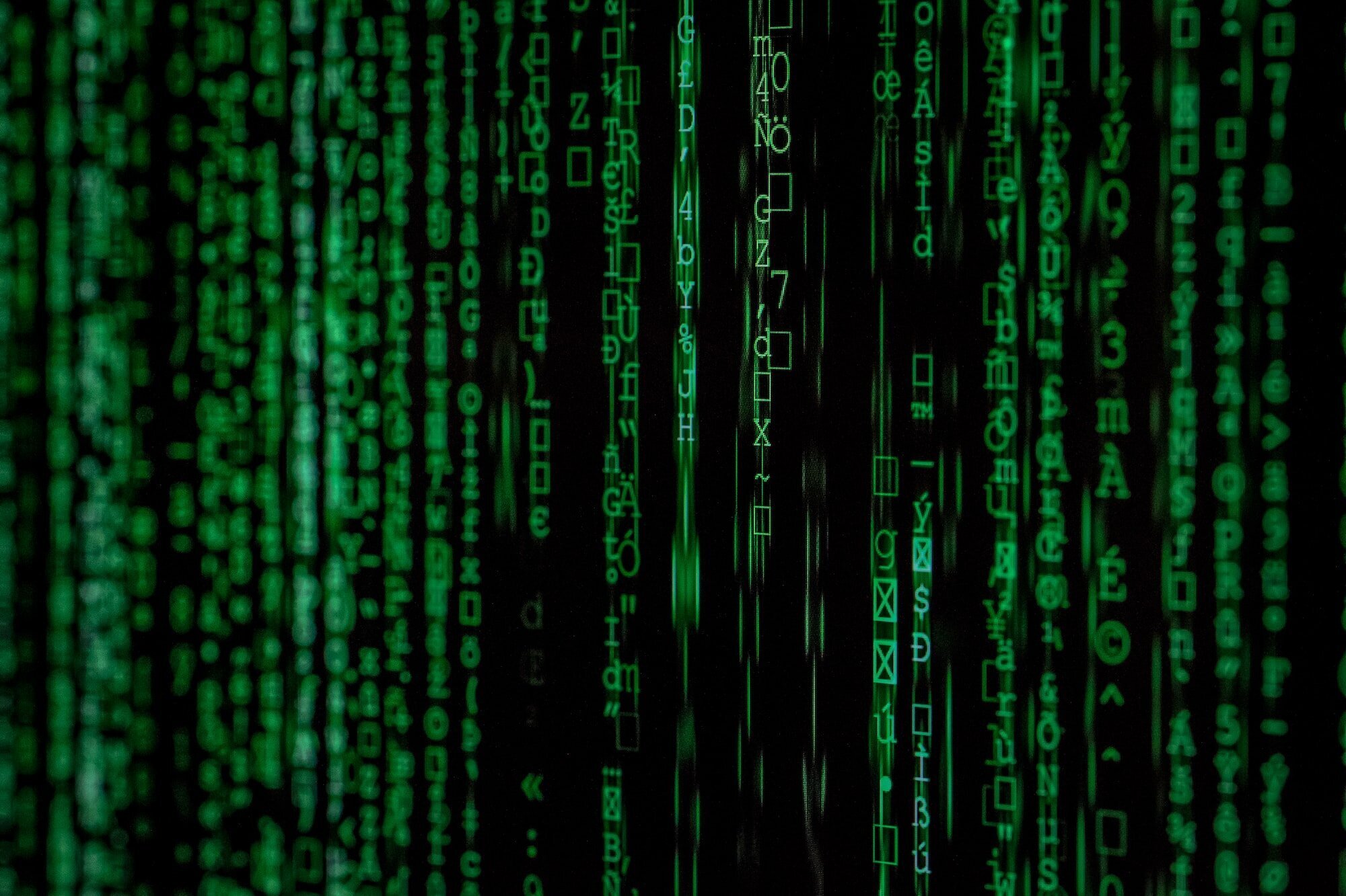The Future of the Human Mind: Will It Be Replicated Digitally? 2 | Mania Africa | maniainc.com An image of green letters and symbols flowing down like in the matrix