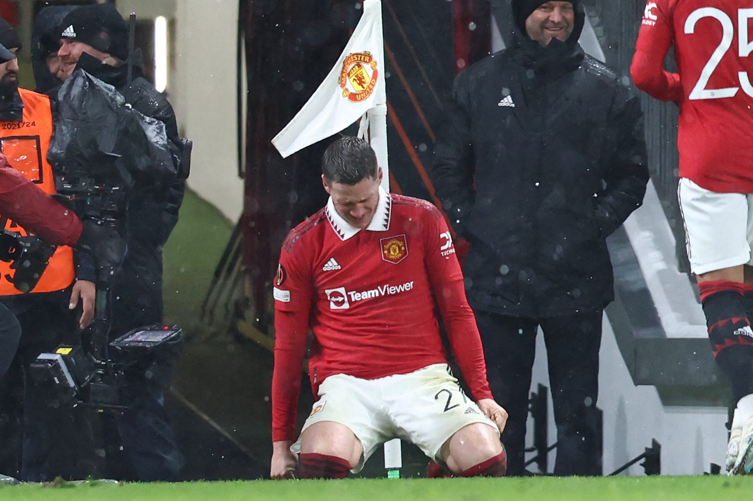 Man United and Juventus Secure Crucial Lead in the Europa League Round of 16 Knockout Stage First Leg Matches 3 | Mania Africa | maniainc.com Man United's Wout Weghorst celebrating his goal against Real Betis with a show of emotion