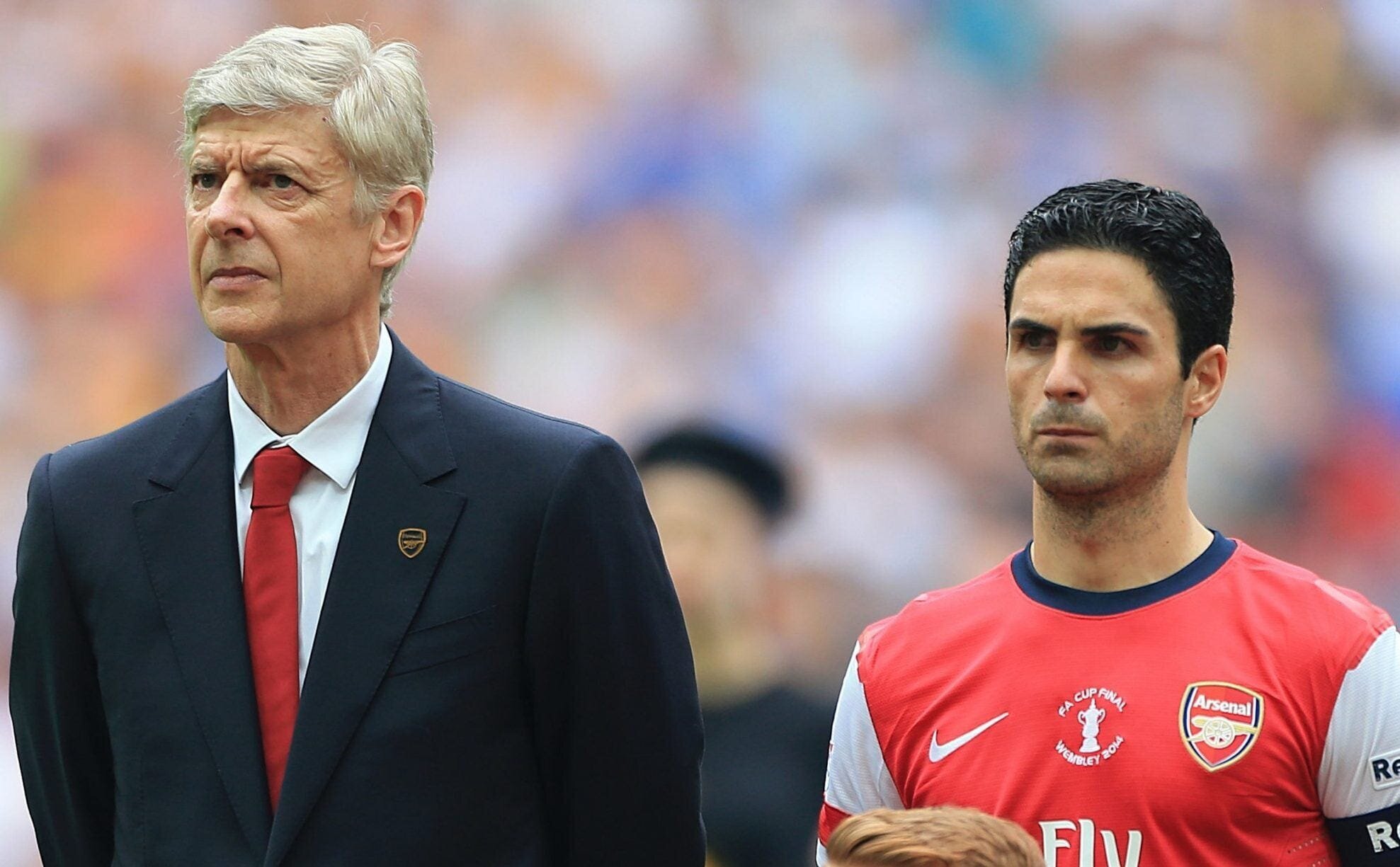 Sir Alex Ferguson and Arsene Wenger Inducted into Premier League Hall of Fame 5 | Mania Africa | maniainc.com Arsene Wenger standing next to Mikel Arteta back when Wenger was coach and Arteta a player for Arsenal