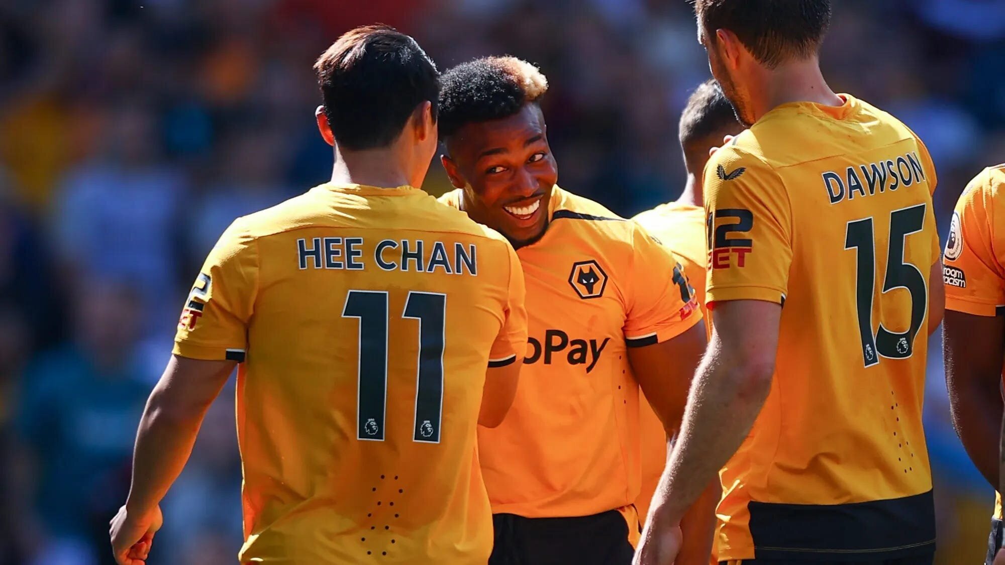 EPL GW 37 Results: Man City are 2022-23 EPL Winners as Arsenal, Tottenham, and Liverpool Fall Short with United Bagging a Crucial Win 4 | Mania Africa | maniainc.com Wolves players celebrating