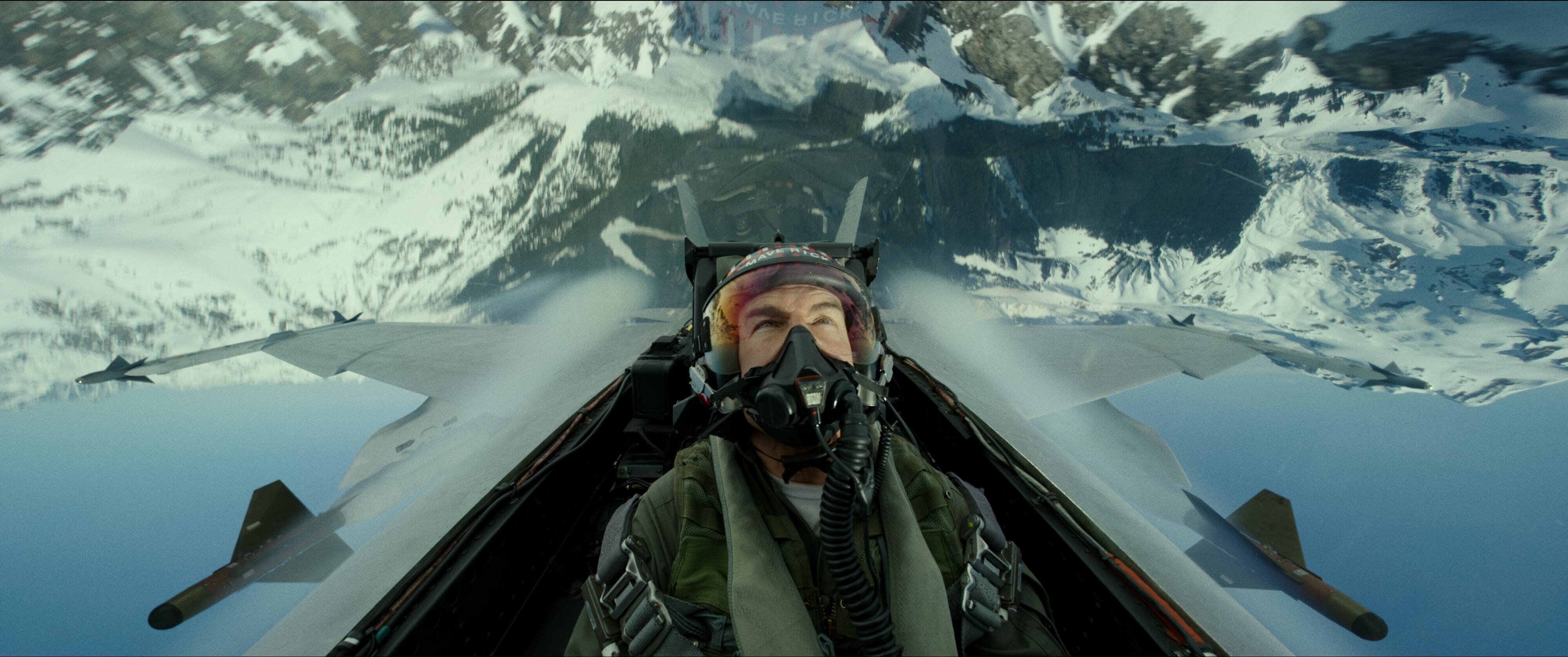 Top Gun: Maverick Movie Review 4 | Mania Africa | maniainc.com Maverick in his jet while on the mission to destroy the nuclear bunker