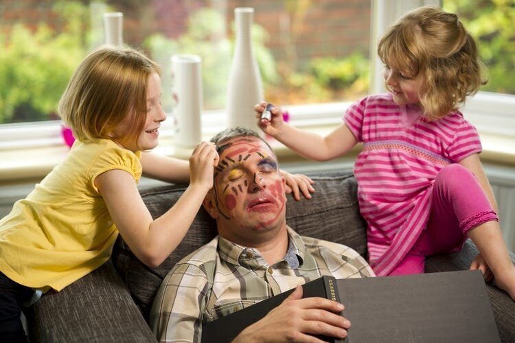 April Fool's Day: A Worldwide Celebration of Pranks and Laughter 2 | Mania Africa | maniainc.com April Fool's Day can get pretty 'paint' as kids paint on their dad's face while he's asleep