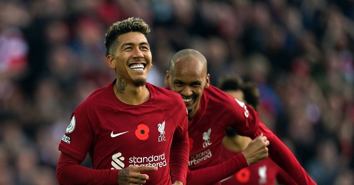 Last Day of EPL 22-23: Man United, Arsenal, and Tottenham Win their Last Games of the Season as Manchester City and Chelsea Flounder 4 | Mania Africa | maniainc.com Roberto Firmino scored his last goal for Liverpool in the Premier League today