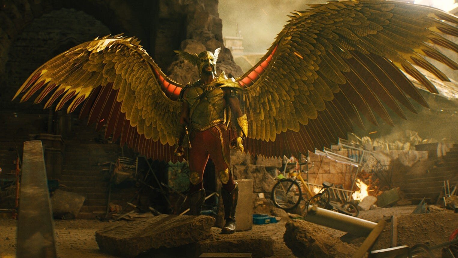 Black Adam Movie Review 5 | Mania Africa | maniainc.com Hawkman in Black Adam