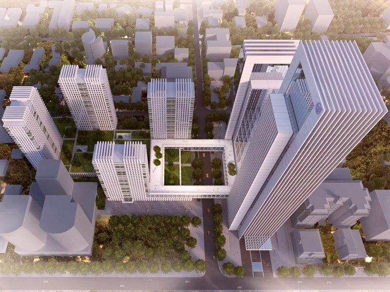 GTC Nairobi - Dream City 2 | Mania Africa | maniainc.com A model showing GTC Nairobi's different towers and facilities