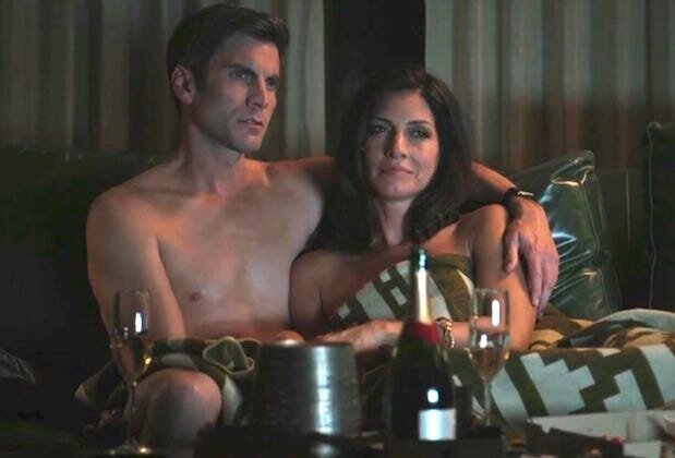 Yellowstone Season 5 Review 4 | Mania Africa | maniainc.com Sarah Atwood and Jamie cozying up on the couch