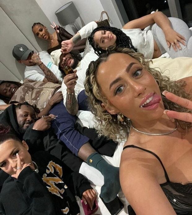 Man United's Lisandro Martinez and Besiktas' Dele Alli Sidelined for the Rest of the Season Due to Injury 2 | Mania Africa | maniainc.com A picture alleging that Dele Alli (with the cap) has been partying carefree