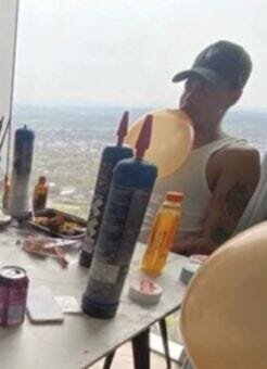 Man United's Lisandro Martinez and Besiktas' Dele Alli Sidelined for the Rest of the Season Due to Injury 3 | Mania Africa | maniainc.com Another picture allegedly showing Alli ingesting laughing gas