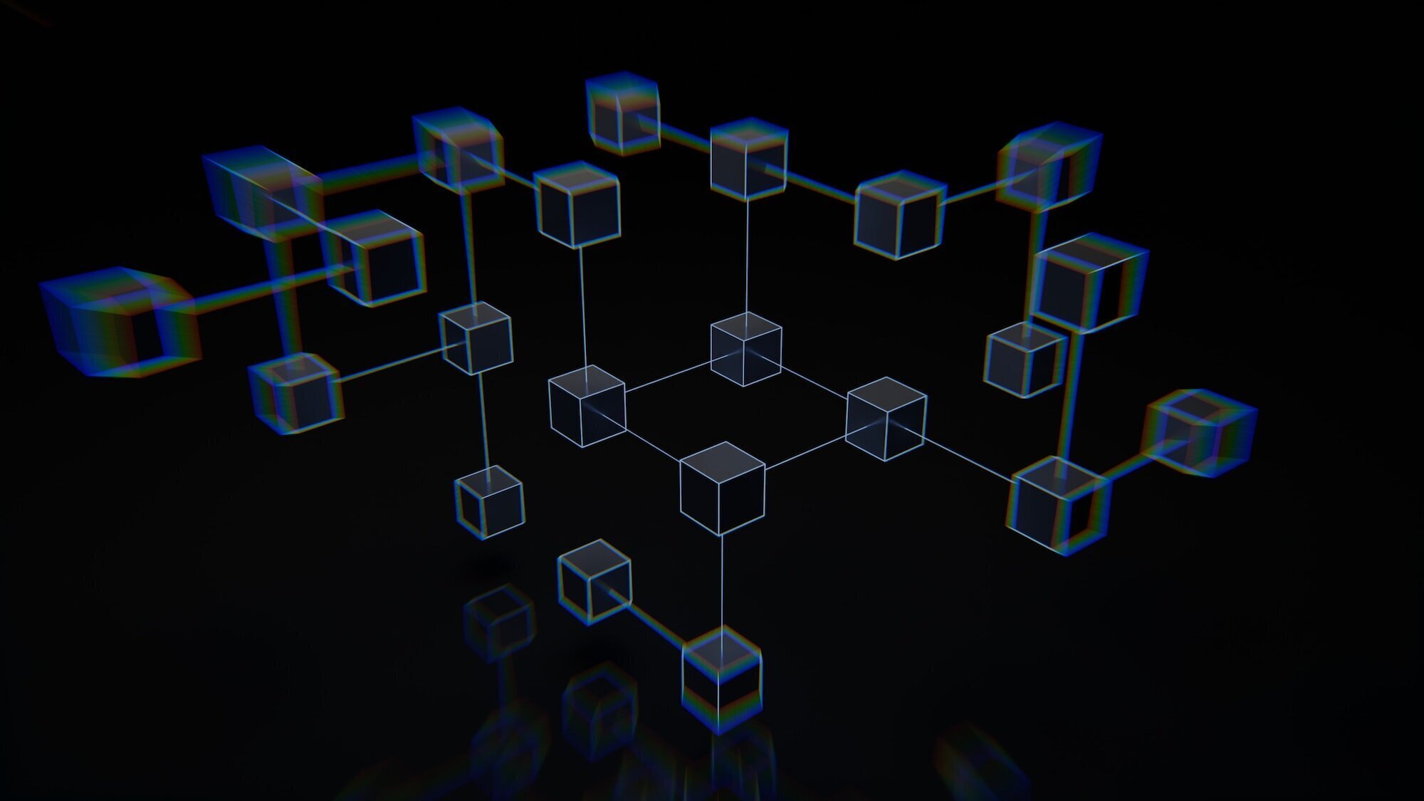Uncovering the Dark Side of Gold: The Illegal Trade, Money Laundering, and Lack of Transparency in Africa and Beyond 5 | Mania Africa | maniainc.com An image showing various interconnected blocks symbolizing a blockchain
