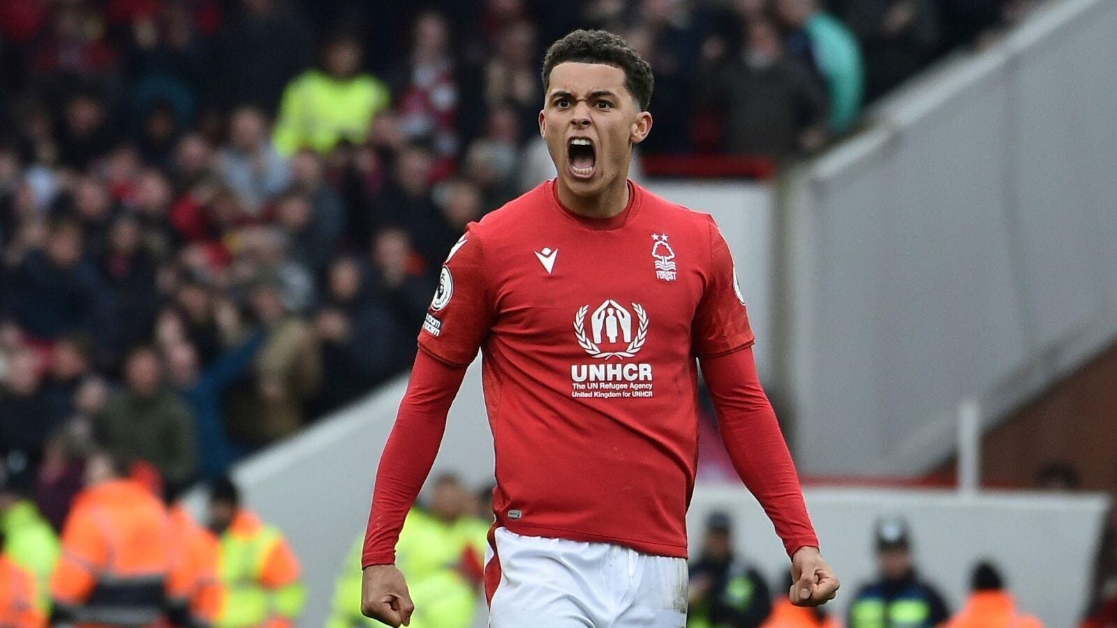 Anfield Annihilation: 7-0 is the Final Score for Liverpool vs Man United 5 | Mania Africa | maniainc.com Nottingham Forest's Brennan Johnson celebrates his goal against Everton
