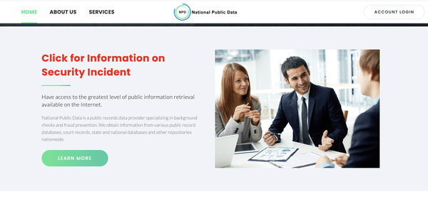 World's Biggest Data Breach?: Personal Information of 2.9 Billion Exposed 2 | Mania Africa | maniainc.com National Public Data reported the massive data breach on their website | World's Biggest Data Breach?: Personal Information of 2.9 Billion Exposed | Mania News