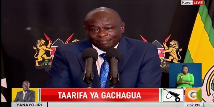 Gachagua speech ahead of his impeachment motion on Tuesday - mania politics on maniainc.com